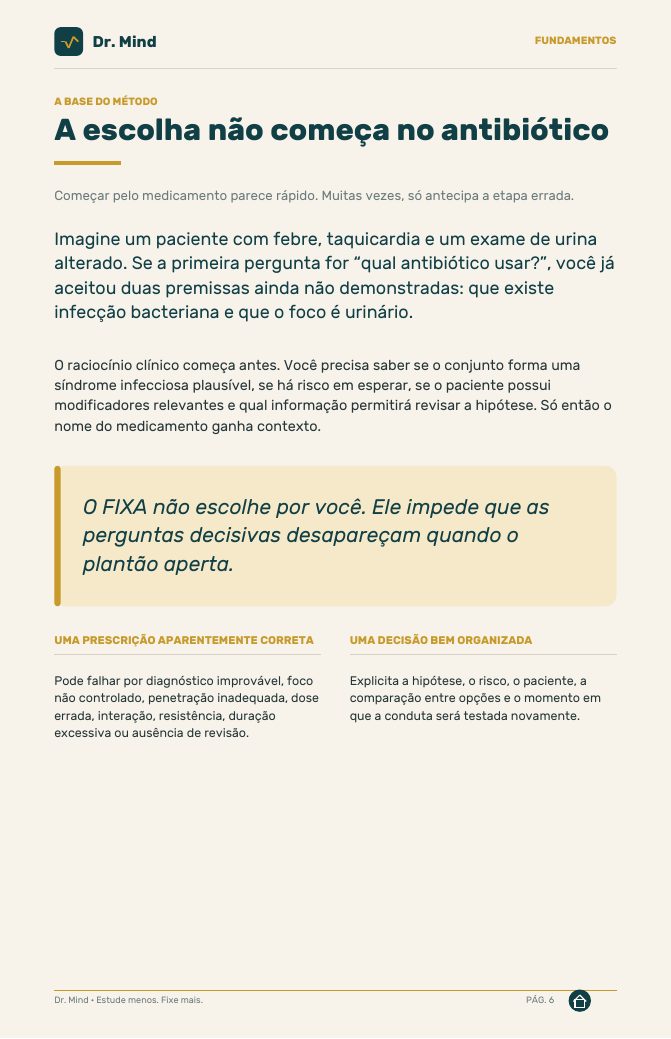 Página real do Guia ATB Vol. 5 mostrando a linha de decisão